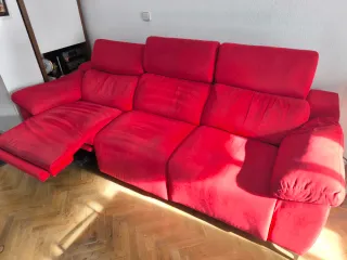 Sofá 3 plazas relax eléctrico cabezales