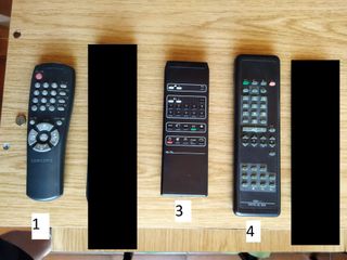 Mandos a distancia para TV antiguas.