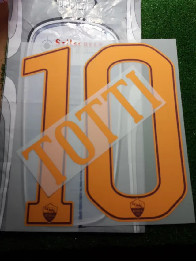 Numero 10 Totti Roma Patch 2016-17 ultima partita