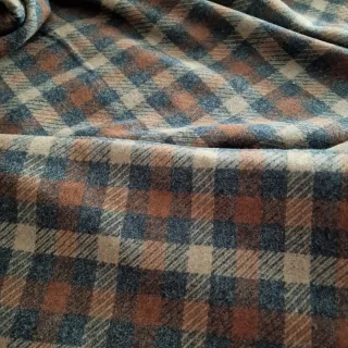 Scampolo lana fantasia quadri