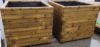 Jardinera Madera Exterior 90x90x90 cm