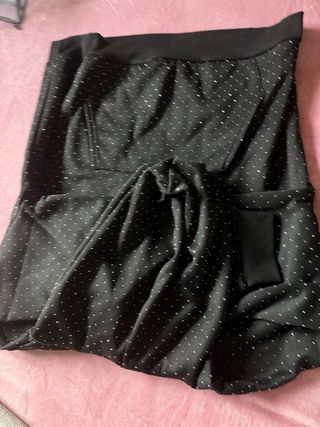 Felpa nera con strass