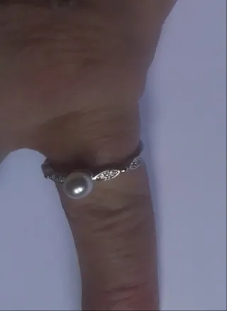 Anillo Plata 925 con Perla