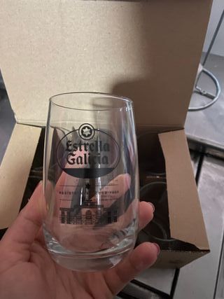 Pack 6 Vasos Estrella Galicia Cristal