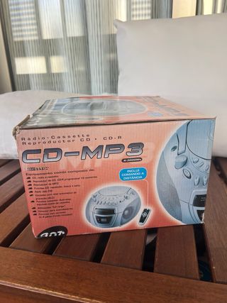 Reproductor CD-MP3 Radio Cassette ADT