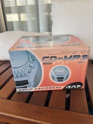 Reproductor CD-MP3 Radio Cassette ADT