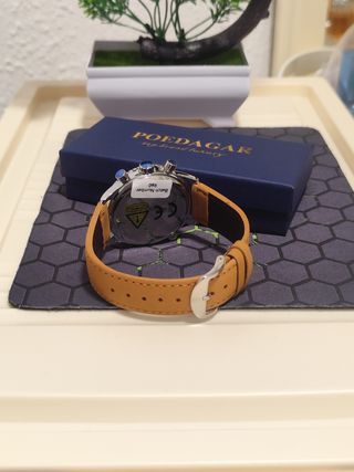 Reloj Poedagar Hombre Azul y Plateado