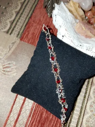 Pulsera de bolillo personalizada