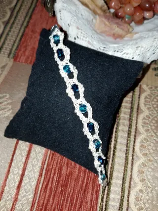 Pulsera de bolillo personalizada