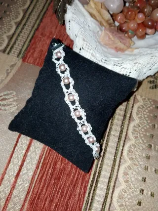 Pulsera de bolillo personalizada