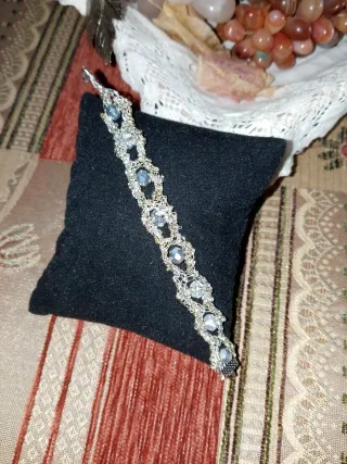 Pulsera de bolillo personalizada