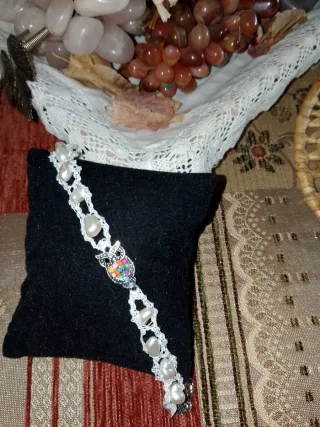 Pulsera de bolillo personalizada