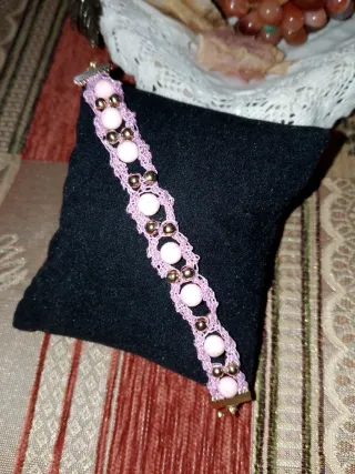 Pulsera de bolillo personalizada