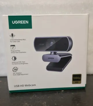 Webcam UGREEN Full HD 1080P 30Fps 2 Micrófonos