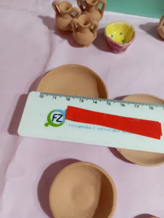 Miniature per presepe. Banco della terracotta