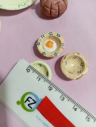 Miniature per presepe. Banco della terracotta