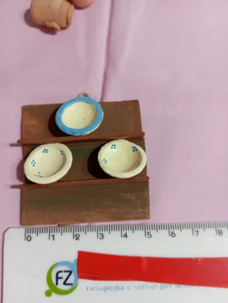 Miniature per presepe. Banco della terracotta