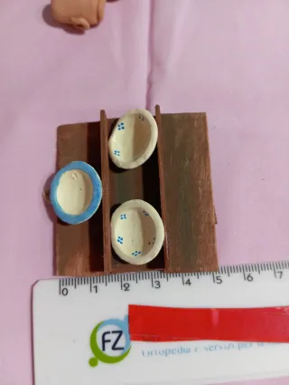 Miniature per presepe. Banco della terracotta