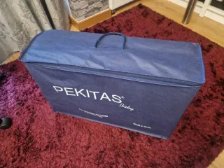 Colchón cuna viaje PEKITAS 120x60cm con funda