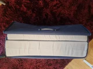 Colchón cuna viaje PEKITAS 120x60cm con funda