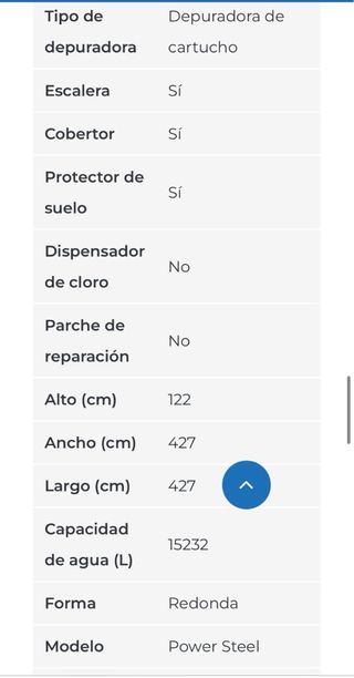 Piscina desmontable marrón