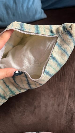 Set 5 Cojines Decorativos Azul y Beige