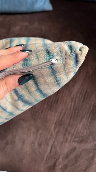 Set 5 Cojines Decorativos Azul y Beige