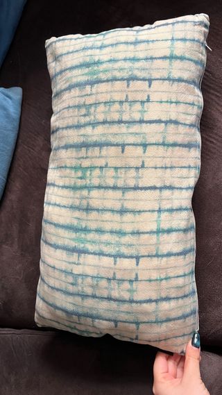 Set 5 Cojines Decorativos Azul y Beige