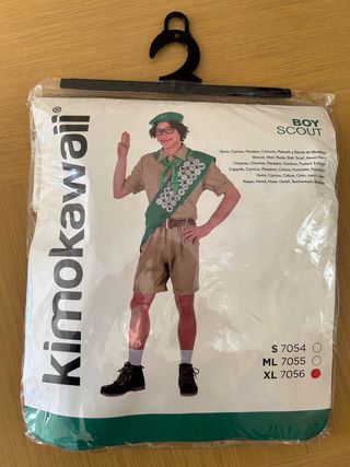 Disfraz Boy Scout Kimokawaii Talla XL
