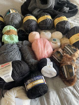 Lote de lana Katia e altre marche