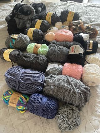 Lote de lana Katia e altre marche