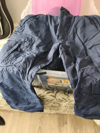 Pantalón moto Cordura azul