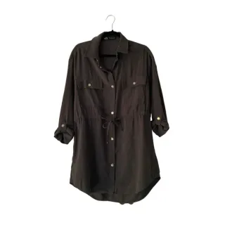 Sobrecamisa Zara Verde Oscuro Talla S