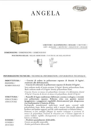 Poltrona relax 4 motori come nuova