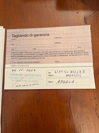 Poltrona relax 4 motori come nuova