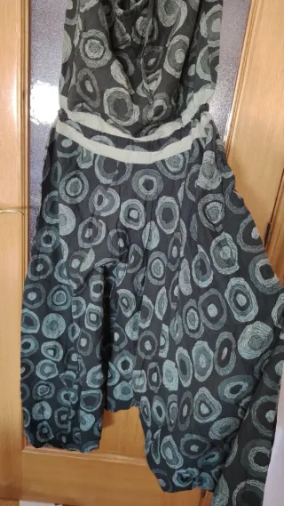 Mono hippie estampado círculos