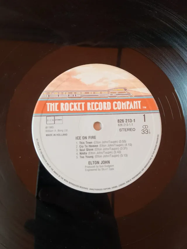 Elton John Ice On Fire Vinile