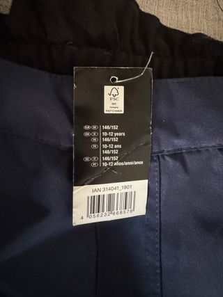 Pantalón de nieve 10-12 años (146/152) nuevo