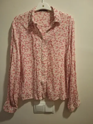 Camisa estampada mujer talla 46