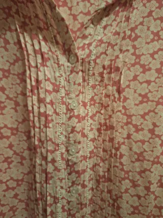 Camisa estampada mujer talla 46