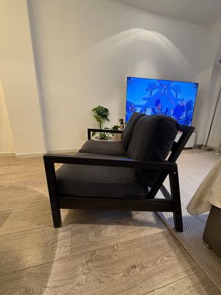 Sofá IKEA Lillberg  madera reclinable con cojines