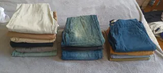 Pack 13 pantalones, vaqueros y bermudas