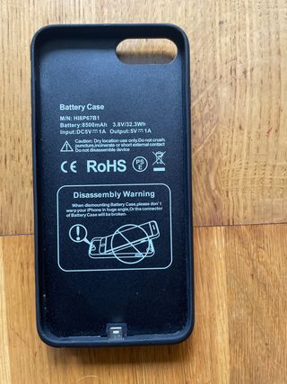 Capa Bateria iPhone 8 Plus 8500mAh