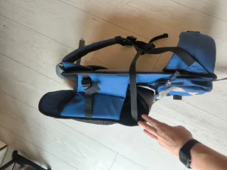 Regalo Mochila Deuter trekking azul y gris
