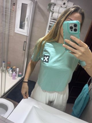 Camiseta Blue Banana Turquesa Talla Xs