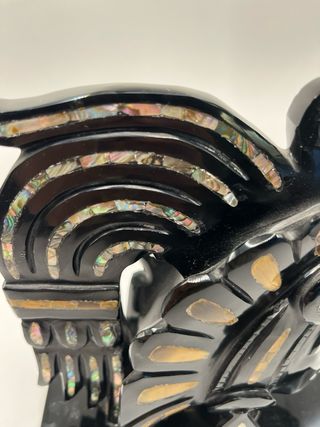 Figura Decorativa Arte Maya Negra