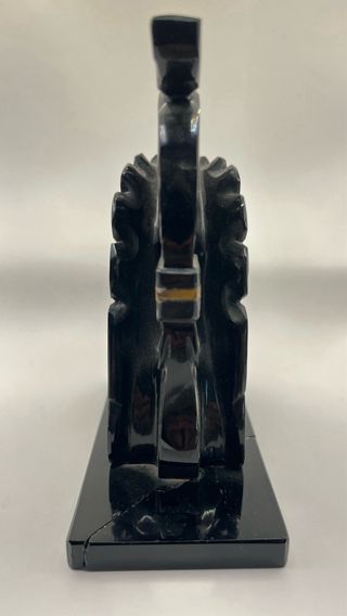 Figura Decorativa Arte Maya Negra