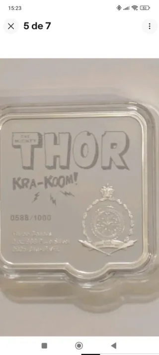 Moneda Plata Thor 2 oz Agoro 2025