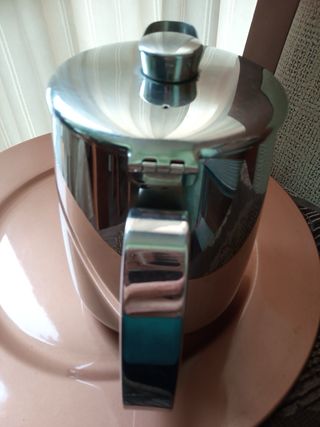 Tetera italiana vintage acero Alfra