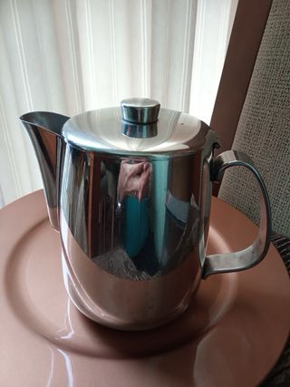 Tetera italiana vintage acero Alfra